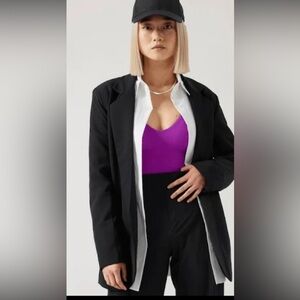 Athleta Boardroom Blazer Jacket in Black, size 12, Like New